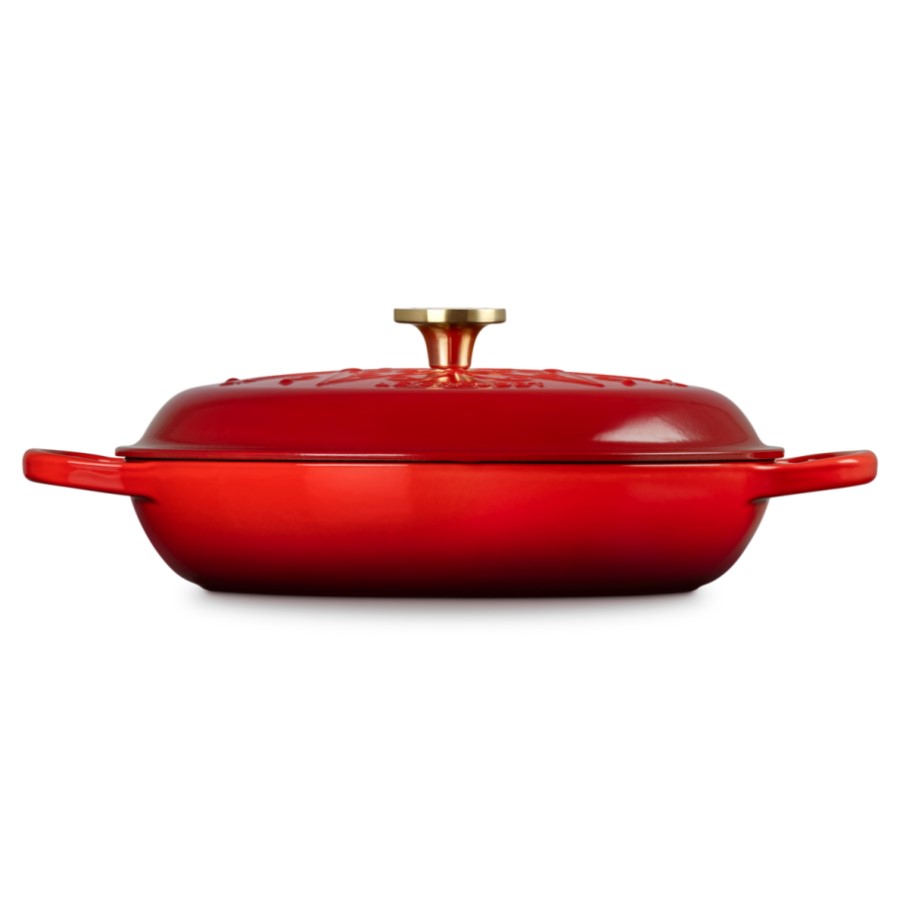 additioanl image for  Le Creuset Xmas Low Cass. Cerise 30 cm 